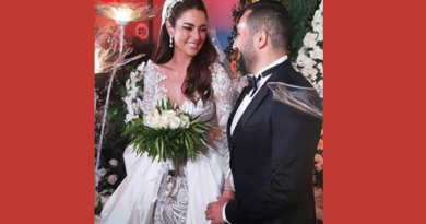 أول صور من حفل زفاف درة وهاني سعد في الجونة
