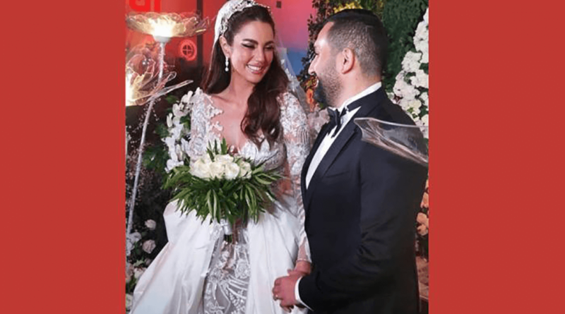 أول صور من حفل زفاف درة وهاني سعد في الجونة