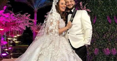 زفاف هنادي مهنا وأحمد صالح وهذه تفاصيل إطلالة العروس
