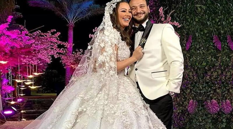 زفاف هنادي مهنا وأحمد صالح وهذه تفاصيل إطلالة العروس