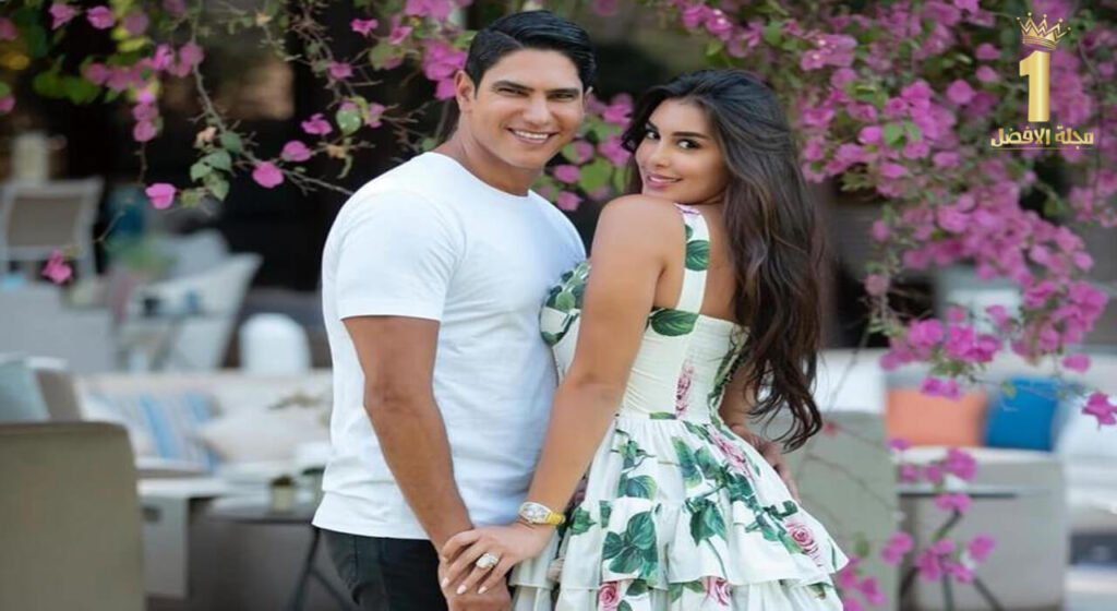 أحمد أبو هشيمة يضع الحرف الأول من اسم ياسمين صبري على واجهة قصره